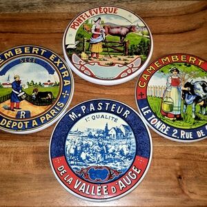 Mikasa Vintage "Fromage" Bar Trivets Set Of 4